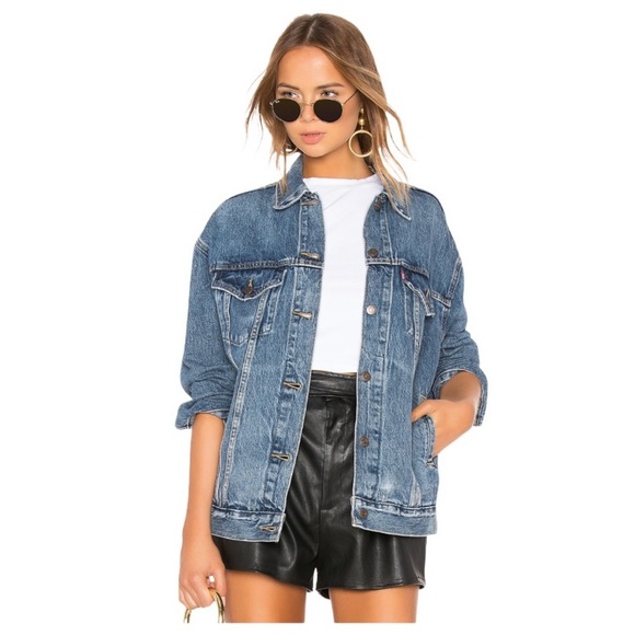 Levi’s baggy oversized denim jean jacket NWT - Picture 2 of 8